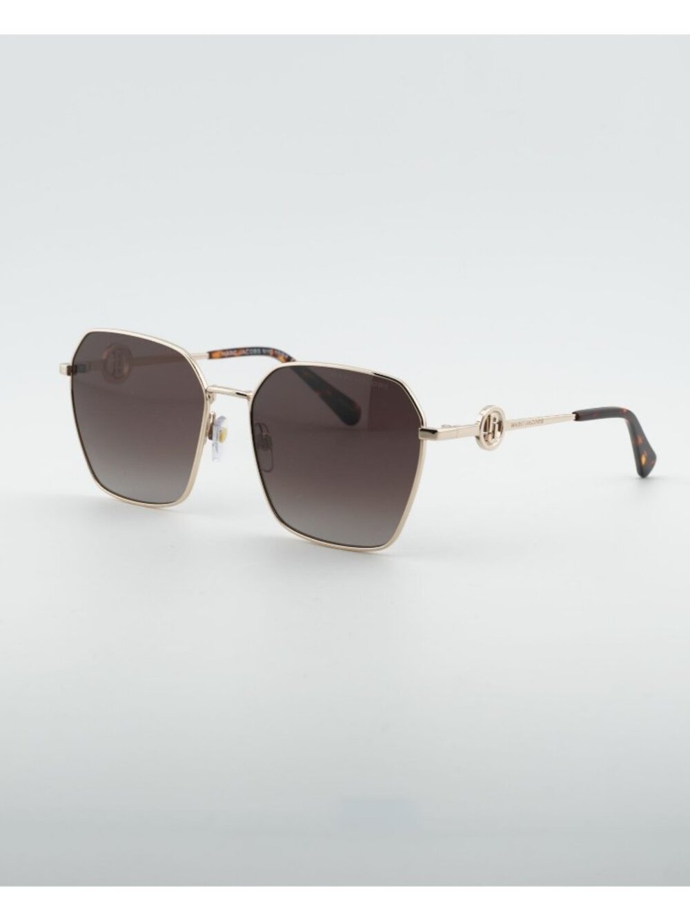 Marc Jacobs MARC 729/S 006J HA Sunglasses Gold/Havana Square Frame, Brown Lenses